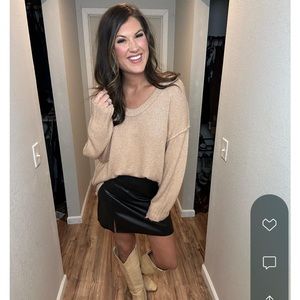 Women’s tan sweater